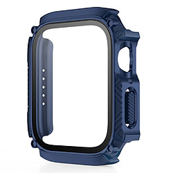 Coque en TPU anti-chute, étanche pour votre Apple Watch Series 7/8 45mm - bleu foncé