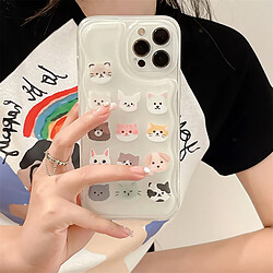 Avis GUPBOO Étui pour iPhone11ProMax Cat and Dog Avatar Collection Étui pour téléphone portable simple en silicone transparent