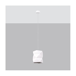 Luminaire Center Suspension Gobi Céramique Blanc