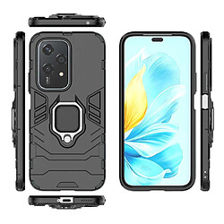 Htdmobiles Coque pour Honor 200 Lite 5G - housse etui rigide anti choc + verre trempe - NOIR