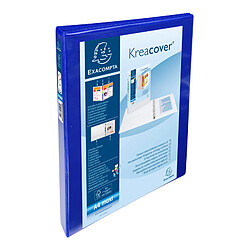 EXACOMPTA Classeur personnalisable Kreacover, A4 Maxi, bleu ()