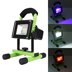 Wewoo Projecteur LED 10W 900LM Haute Puissance Résistant À L'eau 24 SMD-5630 Lampe De Rechargeable Portable avec Haut-Parleur Bluetooth & Chargeur De Voiture, DC 12-24 V Lumière Colorée