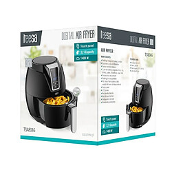 Friteuse à Air TEESA Digital Noir 1400 W 3,2 L