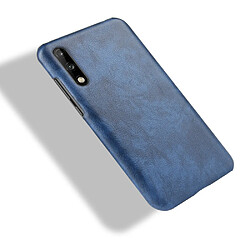 Acheter Wewoo Coque Rigide Pour Huawei Enjoy 10s Shockproof Litchi PC + PU Case Blue