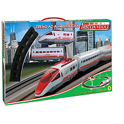 TEOREMA Théorème 61660 Train électrique flèche Rapide avec Piste 230 cm Blanc/Rouge