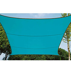 Provence Outillage Voile d'ombrage carrée bleu azur 5m x 5m