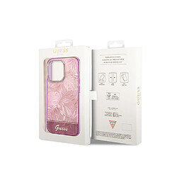 Avis Guess Maroquinerie Guess Coque pour Apple iPhone 14 Pro Max TPU Jungle Rose