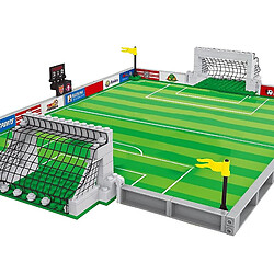 Universal Osini stade de foot bâtiment bloc jouet garçon mini numérique footballeur constructeur ville maquette créateur jeux sportifs enfants