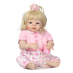 Universal Poupée bébé régénérée quai silicone souple 22/55 cm réaliste poupée jeune fille mariée.