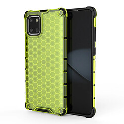 Wewoo Coque Pour Galaxy Note 10 Lite Shockproof Honeycomb PC + TPU Housse de protection Vert