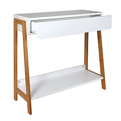 The Home Deco Factory Console scandi Pemba - L. 83 x H. 77 cm - Blanc The Home Deco Factory - Console scandi Pemba - L. 83 x H. 77 cm - Blanc - Scandinave