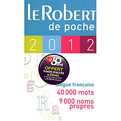 Le Robert de poche 2012 - Occasion