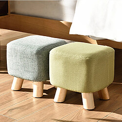 Avis housse de protection de tabouret en bois carré pour tabourets vert gazon