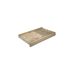 Chabret Plan de travail en bois avec grille 80x60 cm.