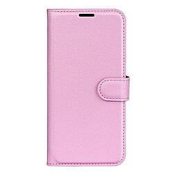 Etui en PU texture litchi avec support, rose pour OnePlus Nord CE 2 5G