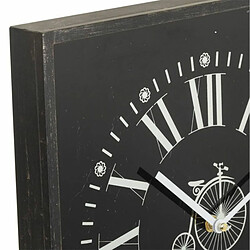 Avis Horloge Murale Alexandra House Living Noir verre Fer Bois MDF 76 x 3 x 36 cm