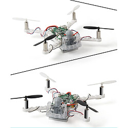 Universal Hélicoptère RC Bricolage Blocs de construction Drone 2.4G 4CH Mini 3D Brick Quadcopter Assemblage Jouet éducatif | Hélicoptère RC pas cher