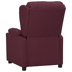 Avis vidaXL Fauteuil Violet Tissu