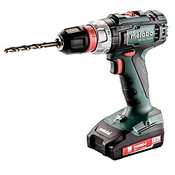 Perceuse visseuse 18 V METABO BS 18 L Quick 2 x 2,0 Ah LI Power SC 60