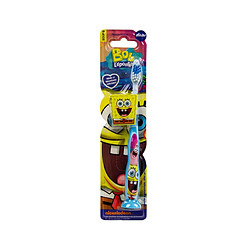 Tinokou Brosse à dents Ergonomique Enfant - Bob l'Eponge Bleu