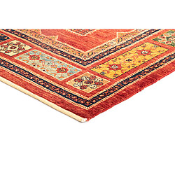 Avis Vidal Tapis de laine 170x107 rouge Kashkuli