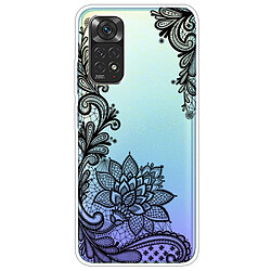 Coque en TPU antichoc fleur en dentelle pour votre Xiaomi Redmi Note 11S 4G/Redmi Note 11 4G (Qualcomm)