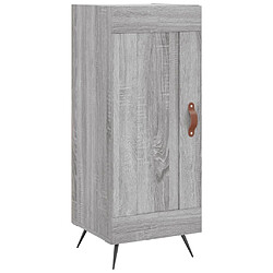 Acheter vidaXL Buffet haut Sonoma gris 34,5x34x180 cm Bois d'ingénierie