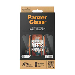 Acheter PanzerGlass Panzer Glass Protection d'écran pour Apple iPhone 15 Plus avec Filtre de Confidentialité Transparent