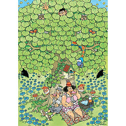 Avis Jumbo- Expert 2-Enjoying a Picnic (500 Pieces) Jigsaw Puzzle, 20090, Multicolore