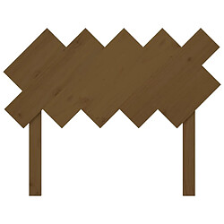 Acheter Maison Chic Tête de lit scandinave,Meuble de chambre Marron miel 104x3x80,5 cm Bois massif de pin -MN27847