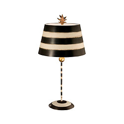 Elstead Lighting Lampe de table South Acier Noir, Crème