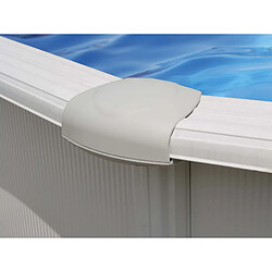 Piscine acier blanc Atlantis ovale 10,20 x 5,75 x 1,32 m - Gré