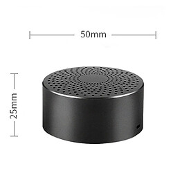 Universal Bluetooth en haut-parleur sans fil portable audio hd stéréo appelez Silver Grey pas cher