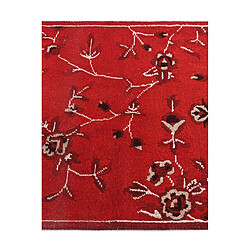 Vidal Tapis de couloir en laine 287x81 rouge Darya pas cher