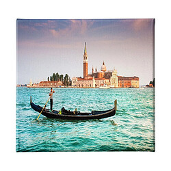 EPIKASA Impression sur Toile Venezia, Multicouleur, Polyester, 60x3x60 cm