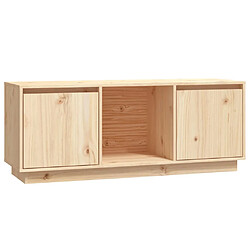 vidaXL Meuble TV 110,5x35x44 cm Bois de pin massif