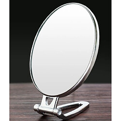 Universal Miroir de maquillage de bureau rétro élégant idéal double face poignée miroir personnalisé simple portable pliant miroir mural | miroir de bain