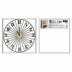 Avis Paris Prix Horloge Murale Design Filaire 50cm Noir