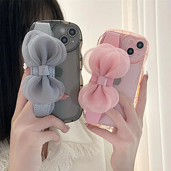 GUPBOO Étui pour iPhone12 Spinning Butterfly Wristband Coque de téléphone simple en silicone