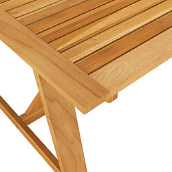 Acheter vidaXL Table à manger de jardin 206x100x74 cm Bois d'acacia massif