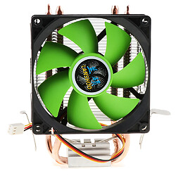 80mm hydraulique ordinateur de bureau ventilateurs de refroidissement cpu chaleur radiateur ventilateur 12v vert