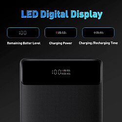 Acheter SANAG Powerbank Laptop Pd 100W 20000Mah Usb C Power Bank Slim Batteries Externe Qc 4.0 Chargeur Rapide Pour Ordinateurs Portables Macbook Air Dell Haiwei Ipad Iphone 15/14/13 Samsung Galaxy Switch