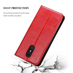 Cadorabo Coque LG Q STYLUS Etui en Rouge pas cher