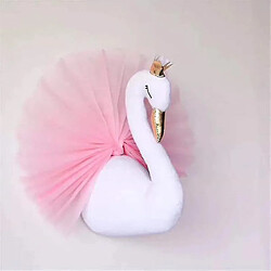 Acheter Universal Mur de la couronne 3d Mur de mur de swan suspendu animaux en peluche