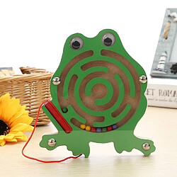 Wewoo Jouet en bois Enfants puzzle en magnétique petite taille grenouille motif animal labyrinthe