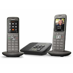 Acheter Téléphone sans fil duo dect anthracite avec répondeur - gigacl660aduo - GIGASET · Reconditionné