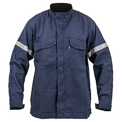 Autres Temps Veste blouson bleu de travail Kross Line