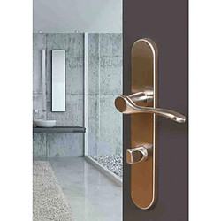 Easy k Poignées de porte EASY-K Ersa sans perçage Argent satiné 220X40 mm à condamnation