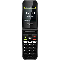 Emporia ACTIVEglam Téléphone Portable 2.2'' 8 MP 1150mAh Nano SIM 4G Wi-Fi Bluetooth Android 10.0 Noir