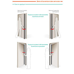 Avis Serrure monopoint en applique verticale à fouillot 45mm gauche CISA 502110022A